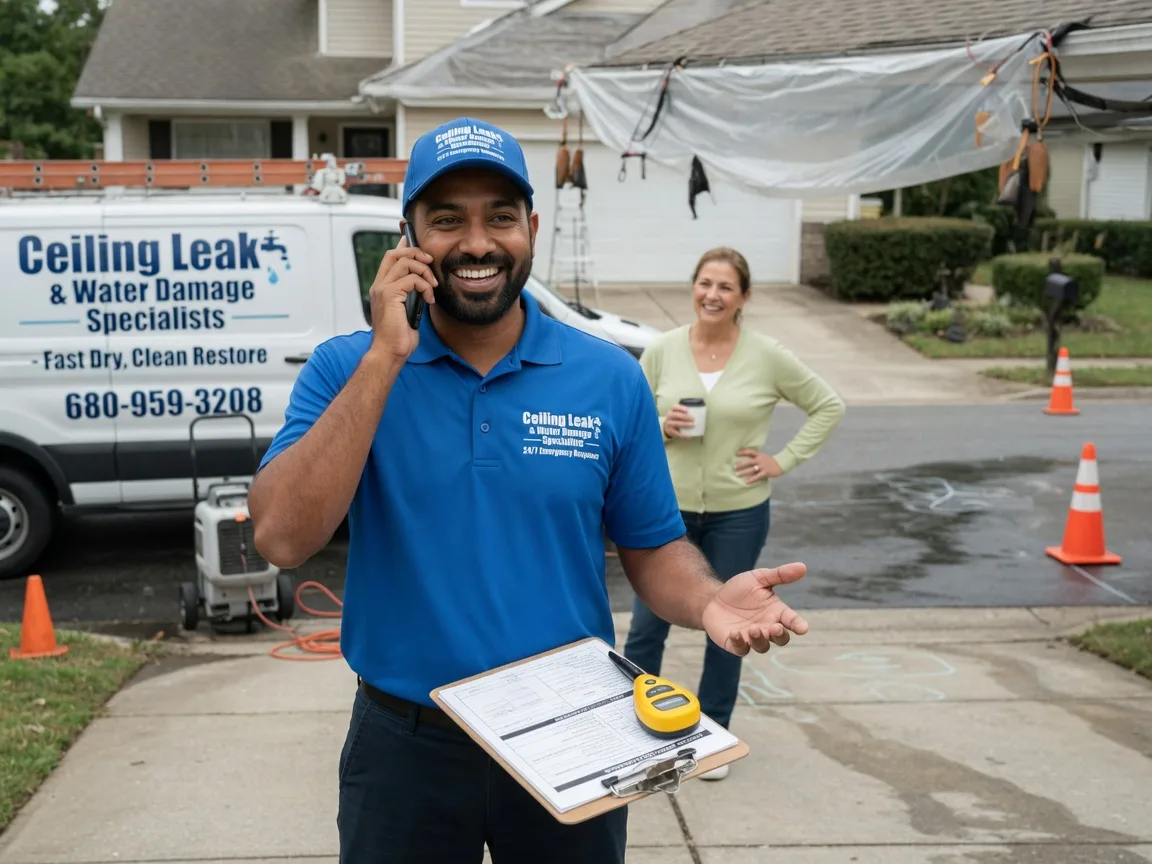 Ceiling Leak Cleanup Conway Springs, KS FAQs